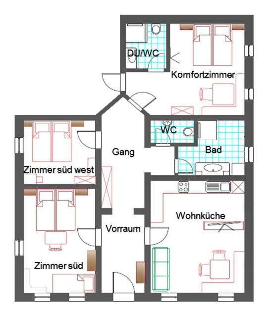 Ferienhaus Veider Obertilliach Exteriör bild